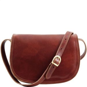 Nowość. Skórzana torebka Isabella Tuscany Leather brązowa w super cenie