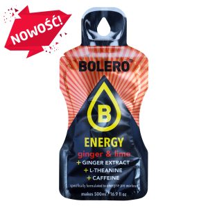 Nowość. bolero energy ginger&lime 14g ze stewią w super cenie