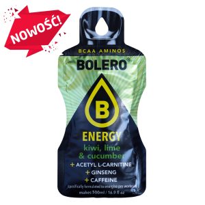 Nowość: bolero energy kiwi-lime&cucumber ze stewią w super cenie