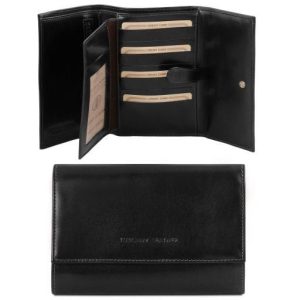 Nowość. Skórzany portfel damski 3x składany Tuscany Leather - super cena