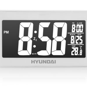 Nowość. Budzik hyundai ac321w z termometrem w super cenie