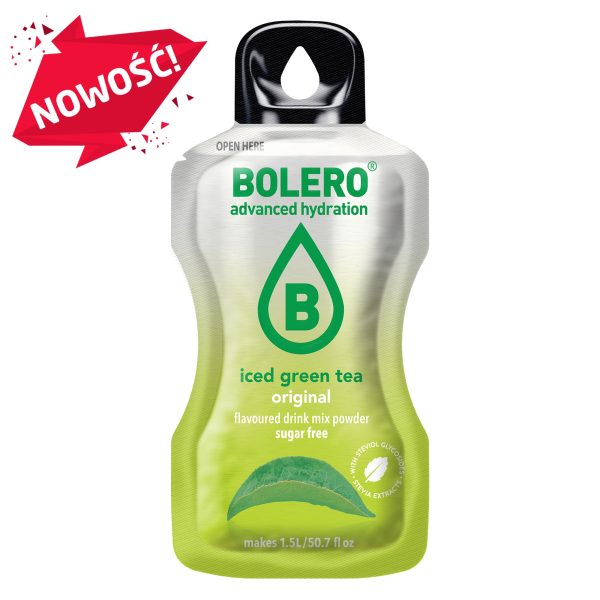 Bolero 8g Iced Green Tea Original (Zielona herbata mrożona) ze stewią