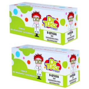 Nowość. super cena: zestaw 2x toner 53a do hp q7553ad – darmowa dostawa