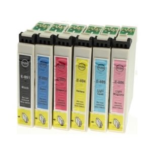 Nowość. komplet tuszów t0807 do epson w super cenie z dostawą 24h
