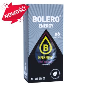 Nowość. bolero energy red grape 14g ze stewią w super cenie