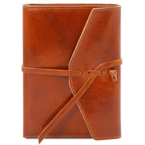 Nowość. Tuscany Leather miodowy notatnik skórzany w super cenie