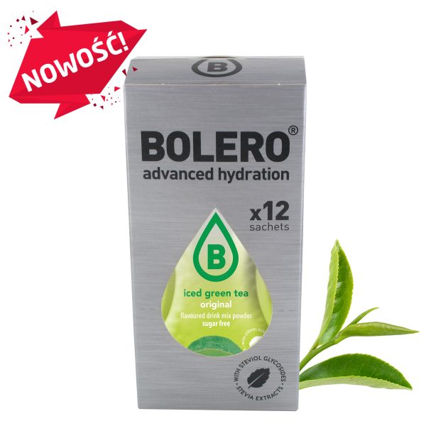 Bolero 3g 12szt Iced Green Tea Original (Zielona herbata mrożona original) ze stewią