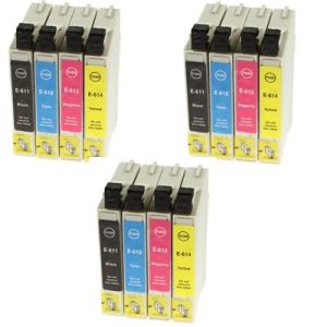 Nowość. komplet 3x tusze t0615 do epson w super cenie + dostawa 24h