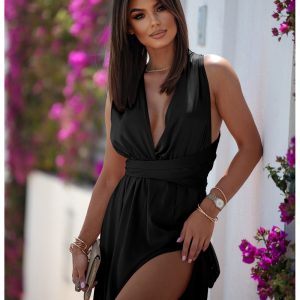 Nowość: czarna maxi sukienka multiway imperia w super cenie