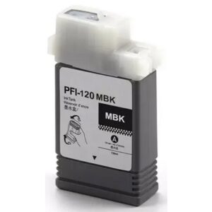 Nowość. zamiennik tuszu pfi-120mbk canon czarny matowy w super cenie