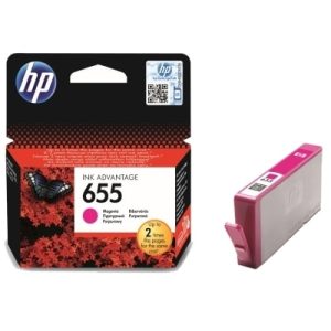 Nowość. oryginalny tusz hp 655 purpurowy w super cenie, wysyłka 24h