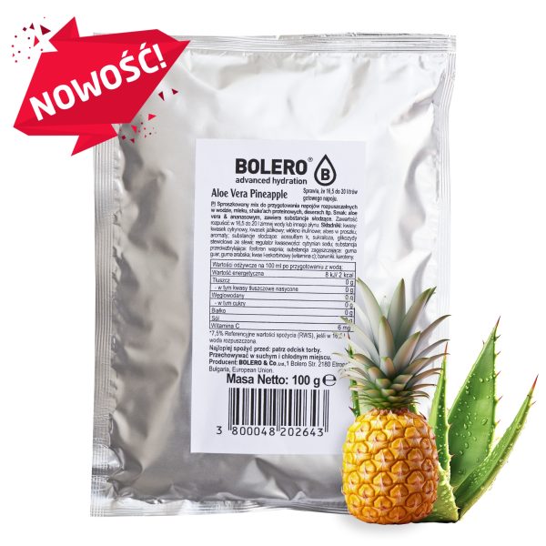 Bolero 100g Aloe Vera Pineapple (Aloes Ananas) ze stewią