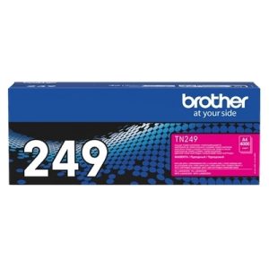 Nowość. super cena – oryginalny toner brother tn-249m purpurowy