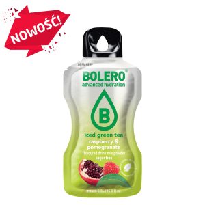 Nowość. zielona mrożona herbata z maliną i granatem w super cenie
