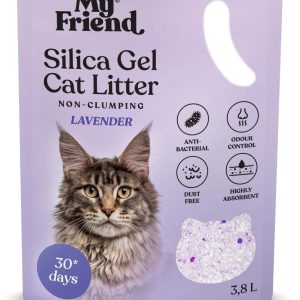 Nowy żwirek silikonowy my friend lawenda 3,8l – super cena