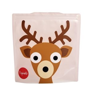 Nowość. torebki na kanapki jeleń 3 sprouts 2 szt. w super cenie