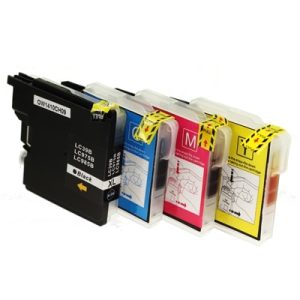Nowość. komplet tuszy lc-985 cmyk do brother w super cenie