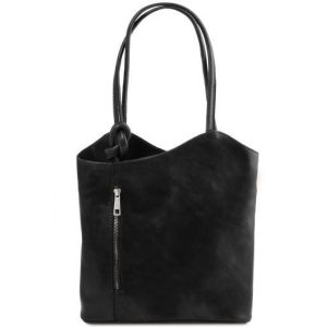 Nowość. torebka tuscany leather patty czarna na ramię w super cenie
