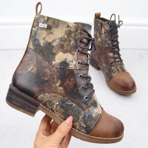 Nowość. Ocieplane botki Rieker 94611-90 wodoodporne w super cenie