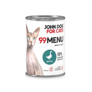 Nowość. mokra karma john dog for cats gęś 400g super cena