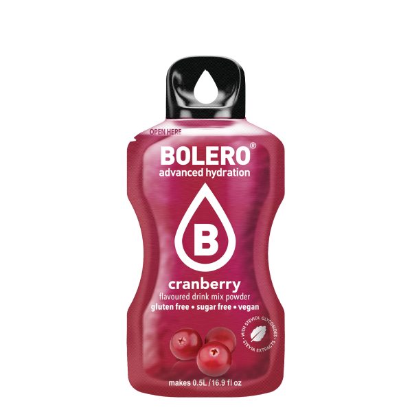 Bolero 3g Cranberry (Żurawina) ze stewią