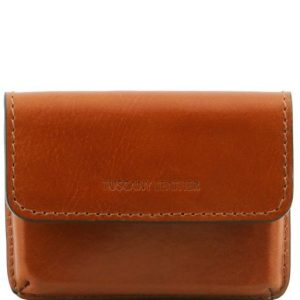 Nowość. miodowe etui na wizytówki tuscany leather w super cenie