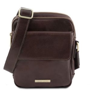 Nowość. skórzana torba larry tuscany leather ciemny brąz super cena