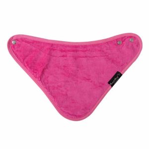 Nowość. super cena: różowy śliniak wonder bib bandanka