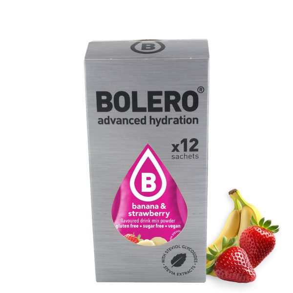 Bolero 3g 12szt Banana & Strawberry (Banan&Truskawka) ze stewią