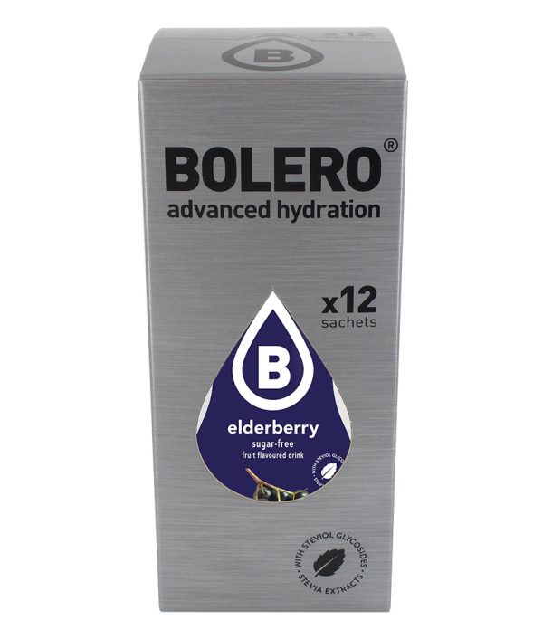 Bolero 9g 12szt Elderberry (Owoc czarnego bzu) ze stewią