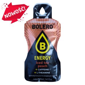 Nowość. bolero energy peach iced tea 14g ze stewią w super cenie
