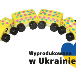 Nowość. drewniana żmijka cubika z magnesami w super cenie