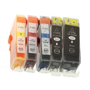 Nowość. komplet tuszów canon pgi-520/cli-521 cmyk w super cenie