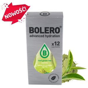 Nowość. bolero iced green tea matcha 12x3g ze stewią super cena