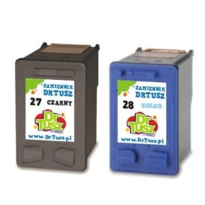 Nowość. tusze 27+28 do hp cc628a komplet w super cenie 24h