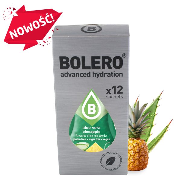 Bolero 3g 12szt Aloe Vera Pineapple (Aloes z ananasem) ze stewią