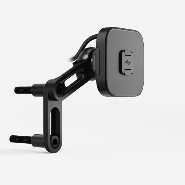 Peak Design Motorcycle Mount Brake/Clutch Mount Charging Black - Uchwyt Moto Do Telefonu Na Klamkę Hamulca/Sprzęgła Z Ładowaniem