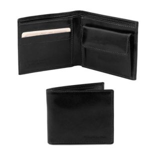 Nowość. Skórzany portfel męski Tuscany Leather, super cena