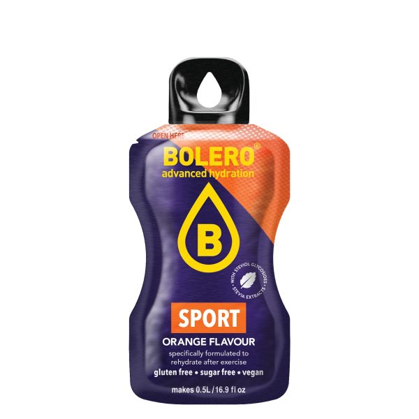 Bolero 3g Sport Orange (Izotonik pomarańczowy) ze stewią