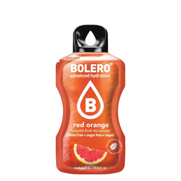 Bolero 3g Red Orange (Czerwona pomarańcza) ze stewią