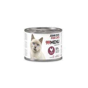 Nowość. super cena: karma mokra john dog for cats 200g kurczak