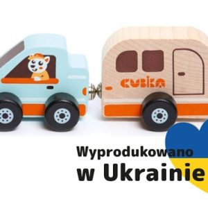 Nowość. Drewniana przyczepa Cubika z magnesami w super cenie