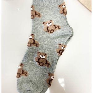 Nowość. szare skarpetki teddy w super cenie