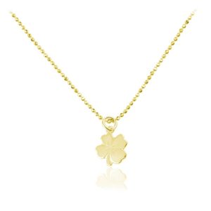 Nowość. złocony naszyjnik lucky z koniczynką w super cenie