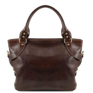 Nowość. Torebka skórzana ilenia dark brown – hit w super cenie