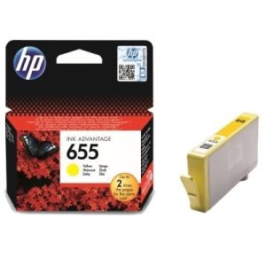 Nowość. tusz hp 655 cz112ae żółty w super cenie z dostawą 24h