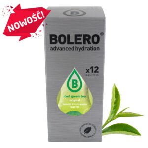 Nowość. bolero zielona herbata mrożona 12x8g stewia super cena