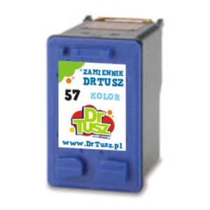 Nowość. kolorowy tusz zamiennik hp 57 w super cenie, wysyłka 24h