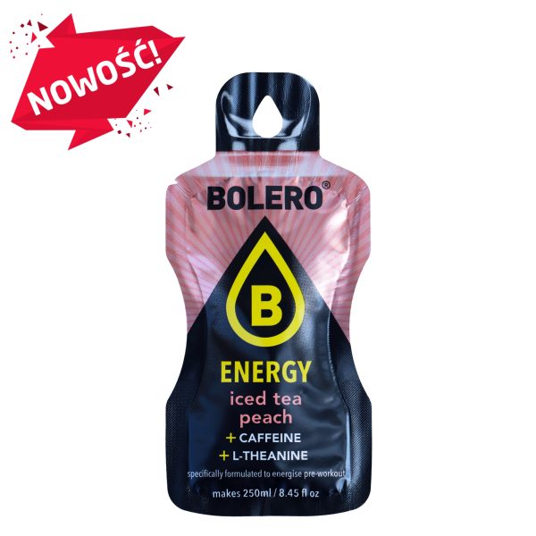 Bolero 7g Energy Iced Tea Peach ze stewią