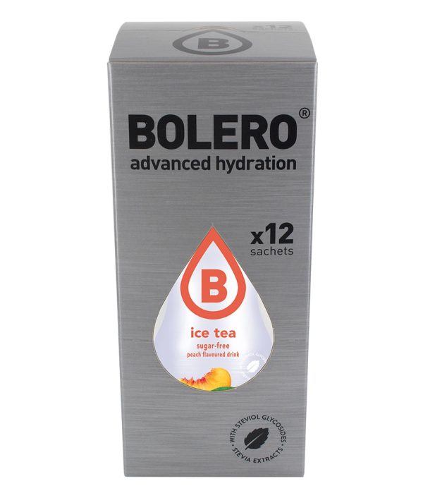 Bolero 8g 12szt Ice Tea Peach (Herbata mrożona brzoskwiniowa) ze stewią